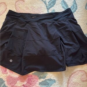 lululemon athletica Black Athletic Skirt